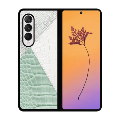 Samsung Galaxy Z Fold 4 5G Cover - Printed Skins Series - HQ Premium Shine Durable Shatterproof Case - Soft Silicon Borders