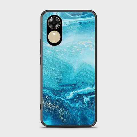 Oppo A17k Cover- Mystic Marble Series - HQ Ultra Shine Premium Infinity Glass Soft Silicon Borders Case