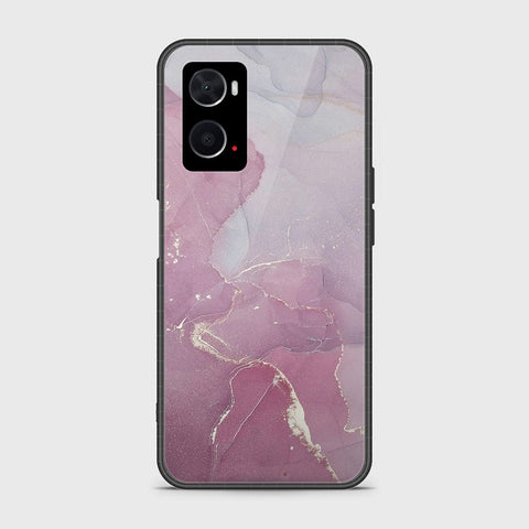 Oppo A76 Cover- Mystic Marble Series - HQ Ultra Shine Premium Infinity Glass Soft Silicon Borders Case