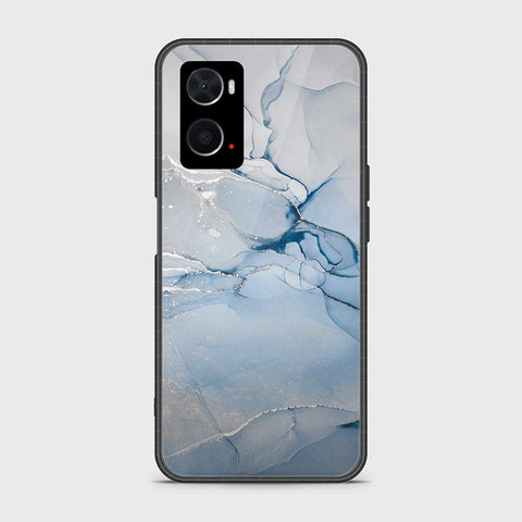 Oppo A76 Cover- Mystic Marble Series - HQ Ultra Shine Premium Infinity Glass Soft Silicon Borders Case