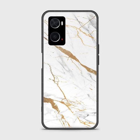 Oppo A76 Cover- Mystic Marble Series - HQ Ultra Shine Premium Infinity Glass Soft Silicon Borders Case