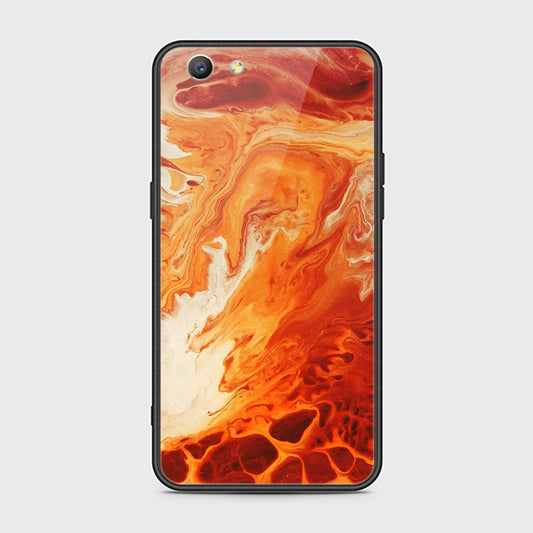 Oppo A59 Cover - Mystic Marble Series - HQ Ultra Shine Premium Infinity Glass Soft Silicon Borders Case