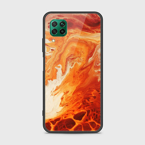 Huawei Nova 6 SE Cover - Mystic Marble Series - HQ Ultra Shine Premium Infinity Glass Soft Silicon Borders Case