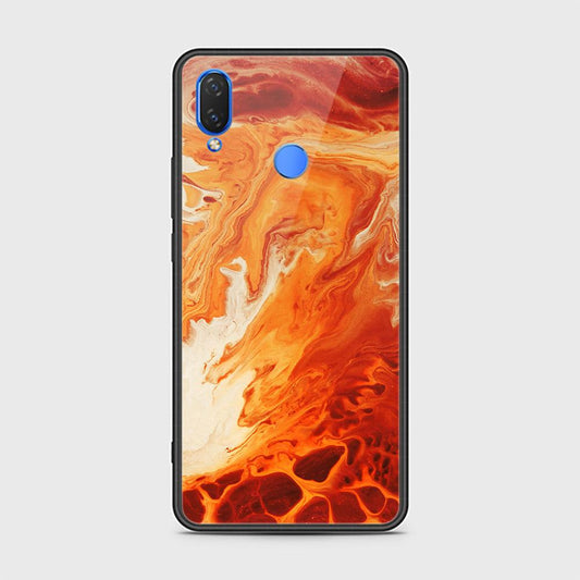 Huawei Y7 (2019) Cover - Mystic Marble Series - HQ Ultra Shine Premium Infinity Glass Soft Silicon Borders Case
