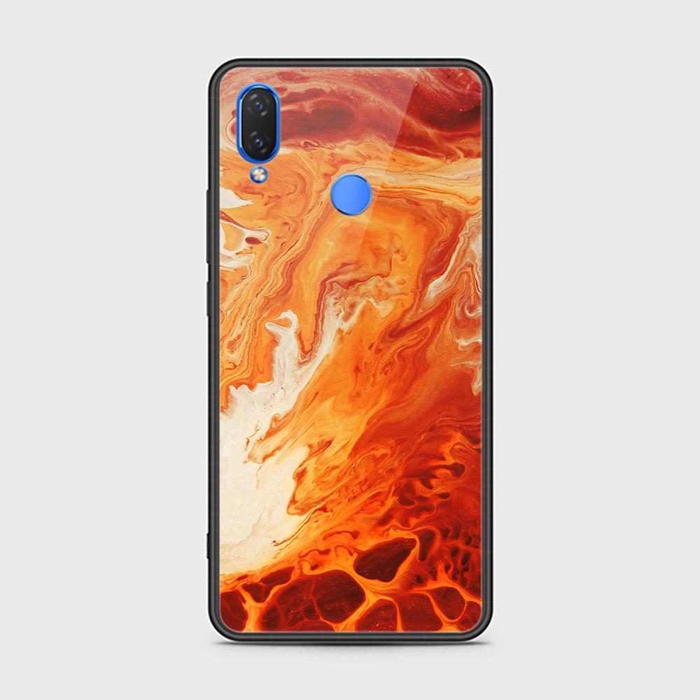 Huawei Y7 Pro 2019 Cover - Mystic Marble Series - HQ Ultra Shine Premium Infinity Glass Soft Silicon Borders Case