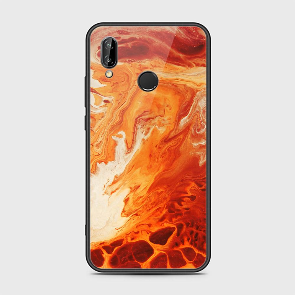 Huawei P20 Lite Cover - Mystic Marble Series - HQ Ultra Shine Premium Infinity Glass Soft Silicon Borders Case