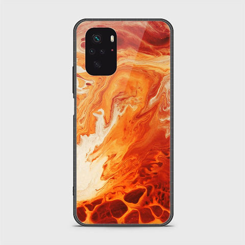 Xiaomi Redmi Note 10 4G Cover - Mystic Marble Series - HQ Ultra Shine Premium Infinity Glass Soft Silicon Borders Case