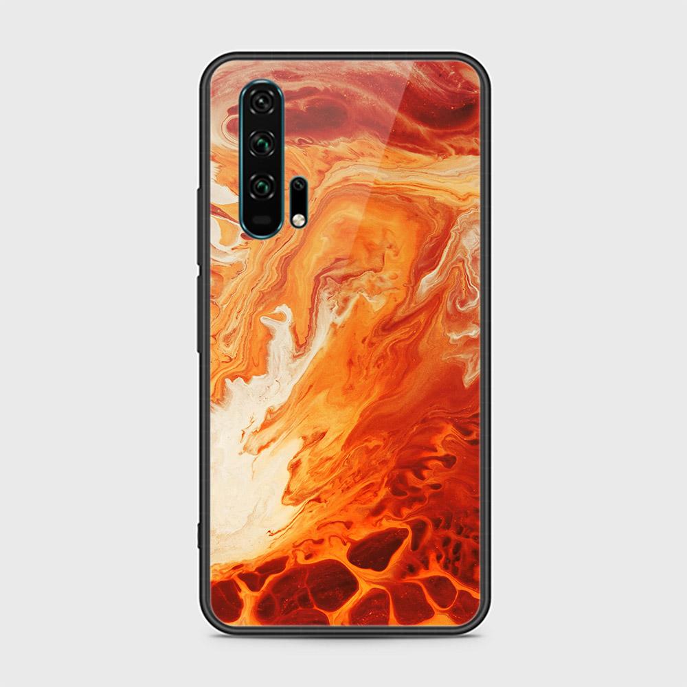 Honor 20 Pro Cover - Mystic Marble Series - HQ Ultra Shine Premium Infinity Glass Soft Silicon Borders Case