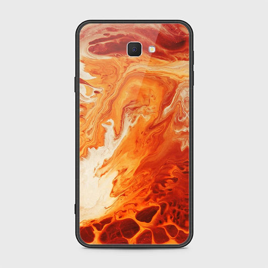 Samsung Galaxy J7 Prime Cover - Mystic Marble Series - HQ Ultra Shine Premium Infinity Glass Soft Silicon Borders Case