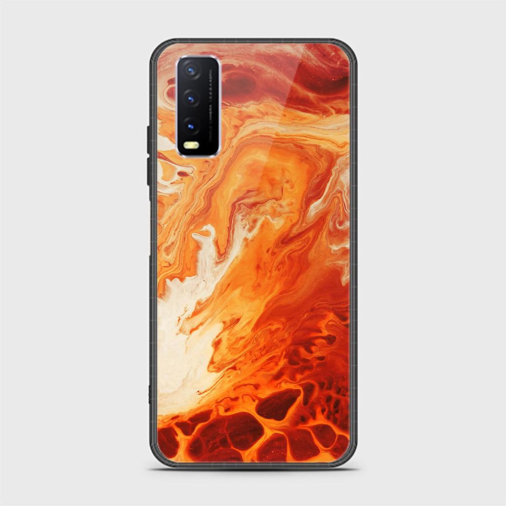 Vivo Y20s Cover - Mystic Marble Series - HQ Ultra Shine Premium Infinity Glass Soft Silicon Borders Case
