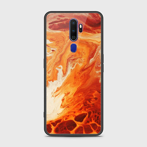 Oppo A9 2020 Cover - Printed Skins Series - HQ Ultra Shine Premium Infinity Glass Soft Silicon Borders Case