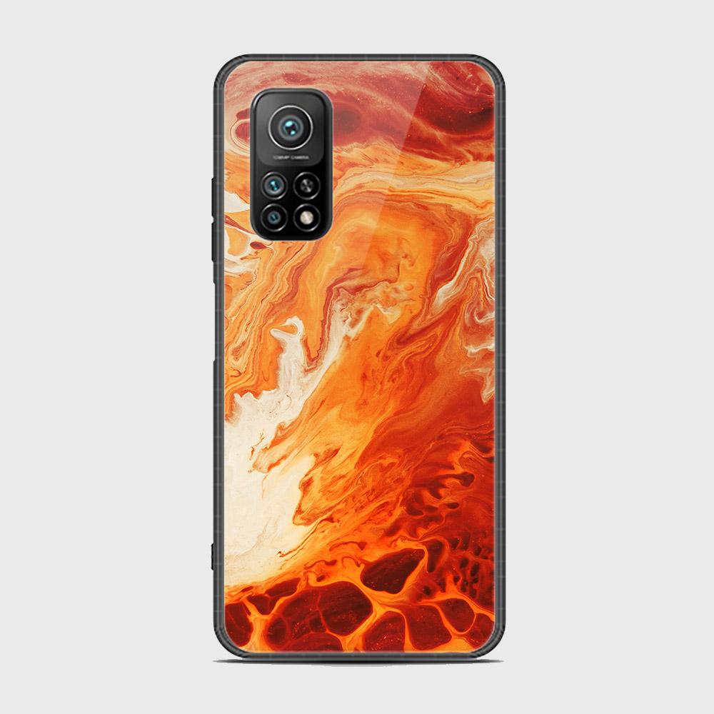 Xiaomi Mi 10T Cover - Mystic Marble Series - HQ Ultra Shine Premium Infinity Glass Soft Silicon Borders Case