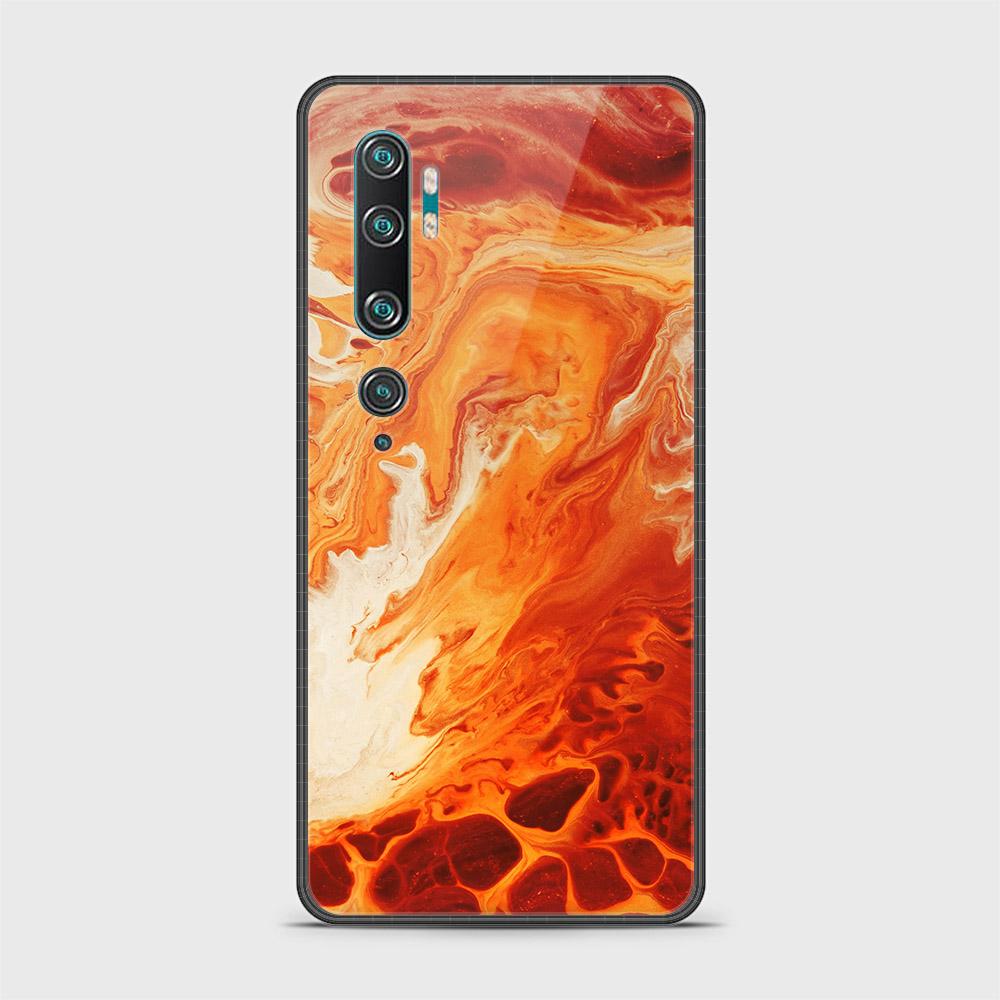 Xiaomi Mi CC9 Pro Cover - Mystic Marble Series - HQ Ultra Shine Premium Infinity Glass Soft Silicon Borders Case