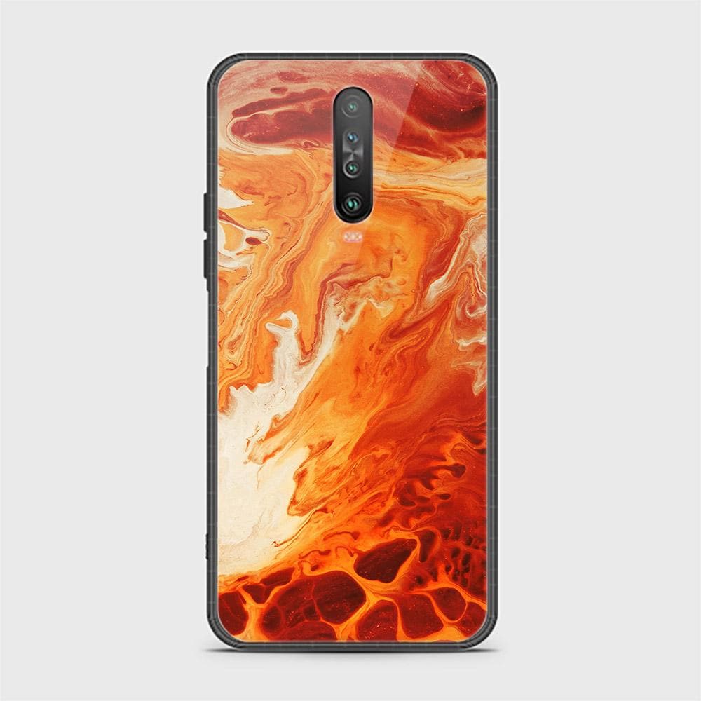 Xiaomi Redmi K30 Cover - Mystic Marble Series - HQ Ultra Shine Premium Infinity Glass Soft Silicon Borders Case