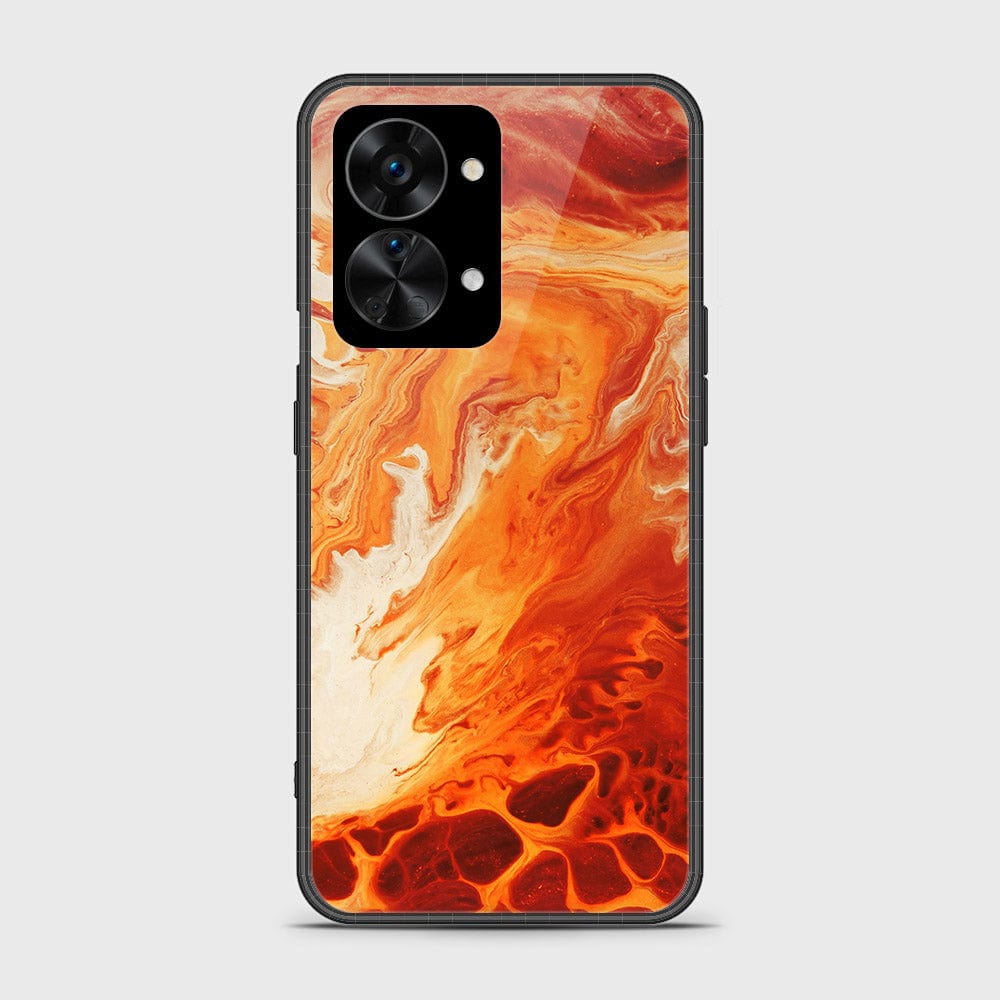 OnePlus Nord 2T Cover - Mystic Marble Series - HQ Ultra Shine Premium Infinity Glass Soft Silicon Borders Case