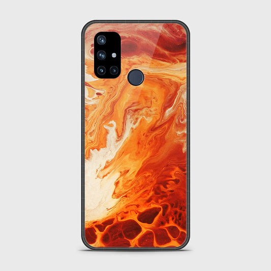 OnePlus Nord N10 5G Cover- Mystic Marble Series - HQ Ultra Shine Premium Infinity Glass Soft Silicon Borders Case