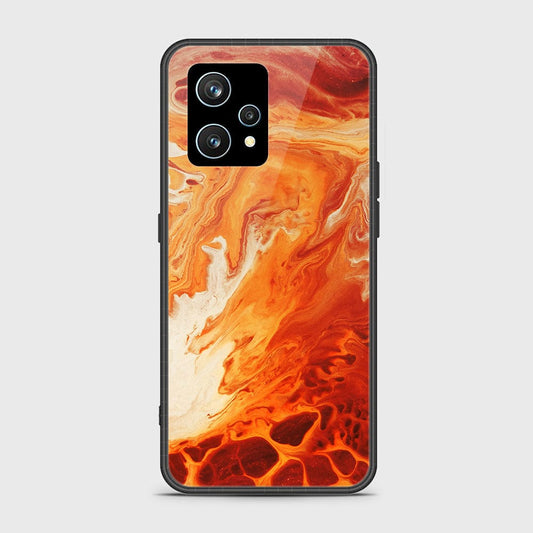 Realme 9 4G Cover- Mystic Marble Series - HQ Ultra Shine Premium Infinity Glass Soft Silicon Borders Case