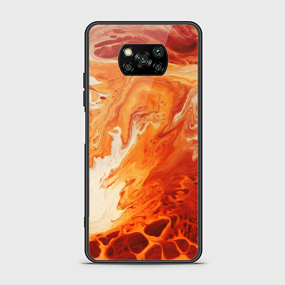 Xiaomi Poco X3 Pro Cover - Mystic Marble Series - HQ Ultra Shine Premium Infinity Glass Soft Silicon Borders Case