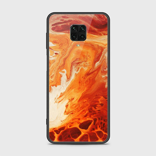 Xiaomi Redmi Note 9S Cover - Mystic Marble Series - HQ Ultra Shine Premium Infinity Glass Soft Silicon Borders Case