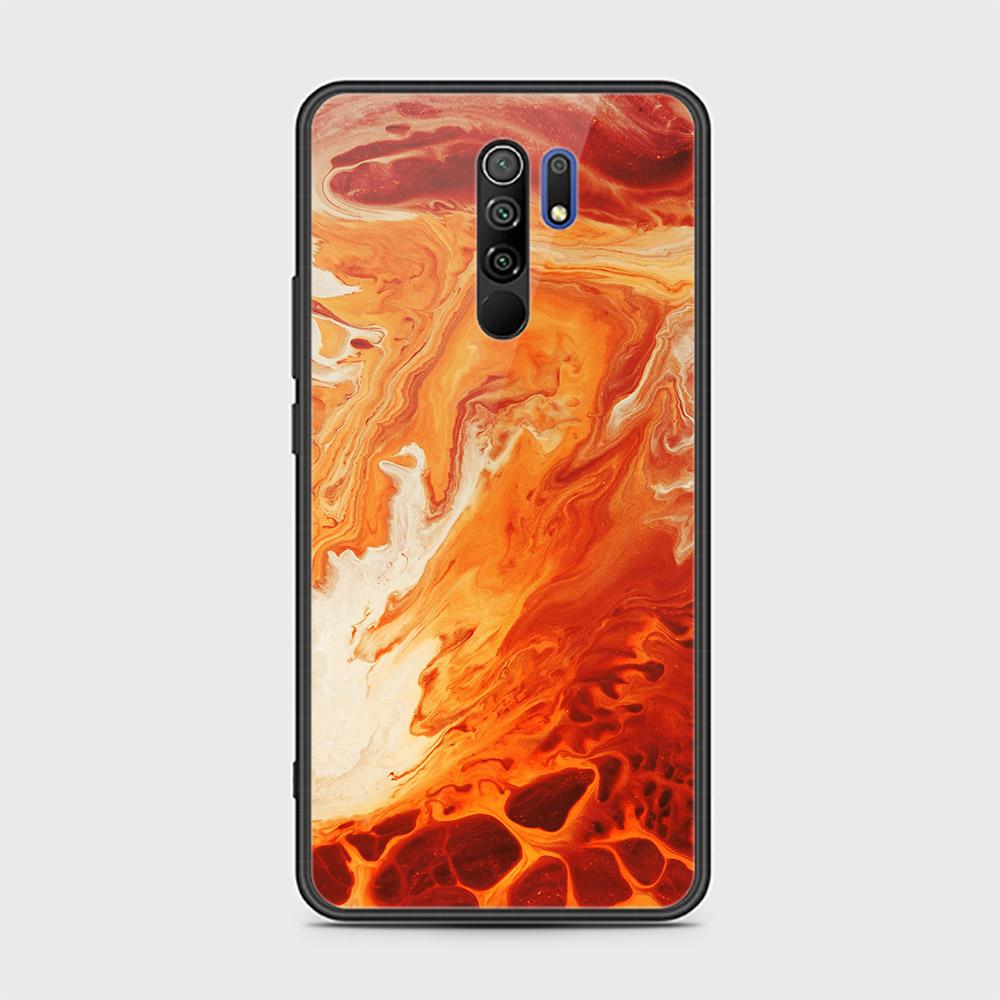 Xiaomi Poco M2 Cover - Mystic Marble Series - HQ Ultra Shine Premium Infinity Glass Soft Silicon Borders Case