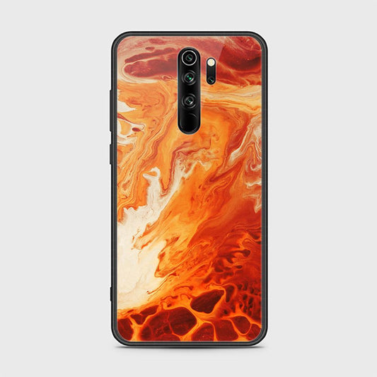 Xiaomi Redmi Note 8 Pro Cover - Mystic Marble Series - HQ Ultra Shine Premium Infinity Glass Soft Silicon Borders Case