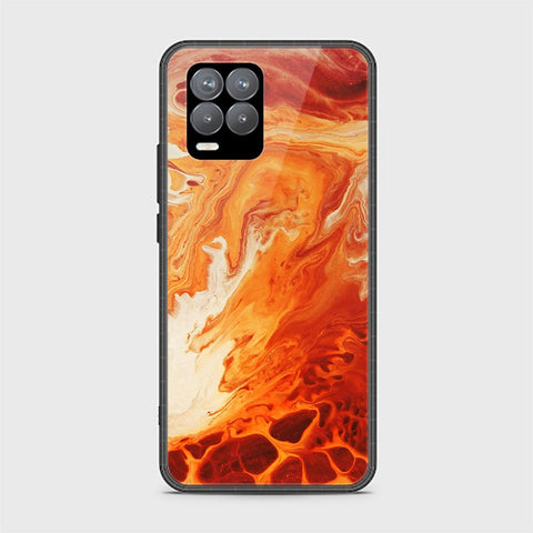 Realme 8 Pro Cover - Mystic Marble Series - HQ Ultra Shine Premium Infinity Glass Soft Silicon Borders Case