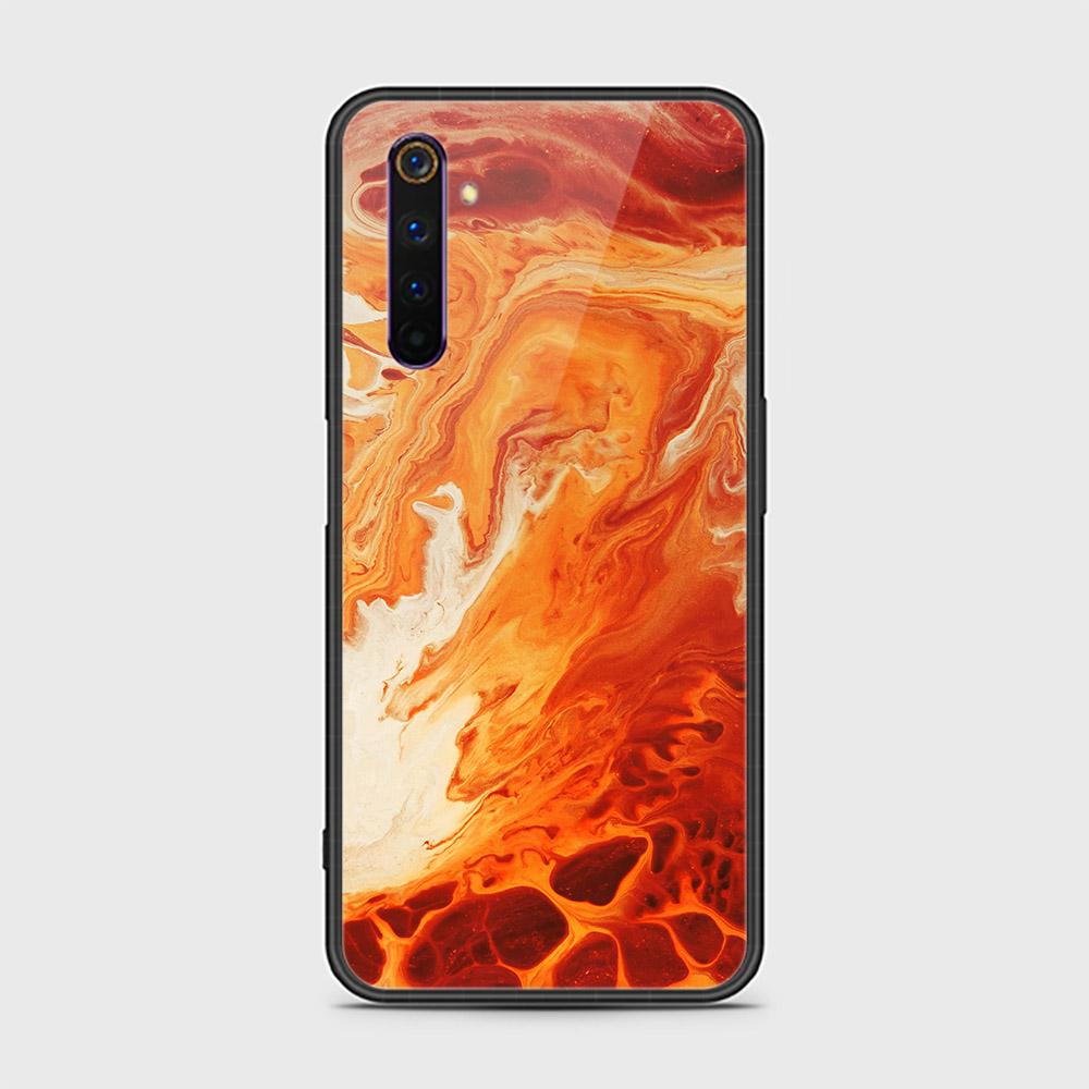 Realme 6 Pro Cover - Mystic Marble Series - HQ Ultra Shine Premium Infinity Glass Soft Silicon Borders Case