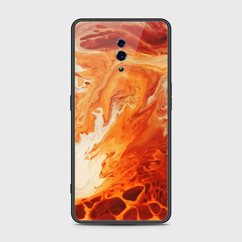 Oppo Reno Cover - Mystic Marble Series - HQ Ultra Shine Premium Infinity Glass Soft Silicon Borders Case