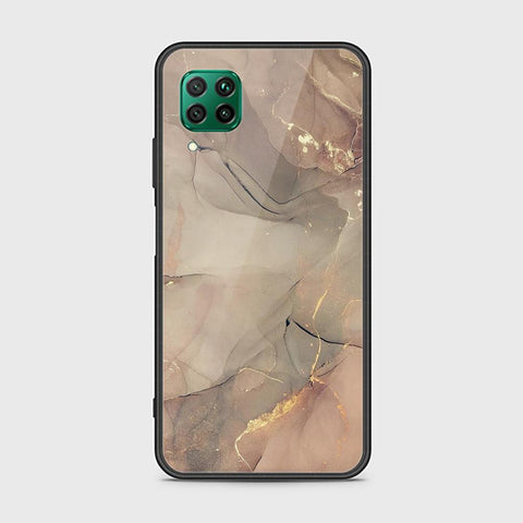 Huawei P40 Lite Cover - Mystic Marble Series - HQ Ultra Shine Premium Infinity Glass Soft Silicon Borders Case