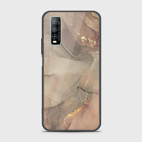 Vivo Y70s Cover - Mystic Marble Series - HQ Ultra Shine Premium Infinity Glass Soft Silicon Borders Case