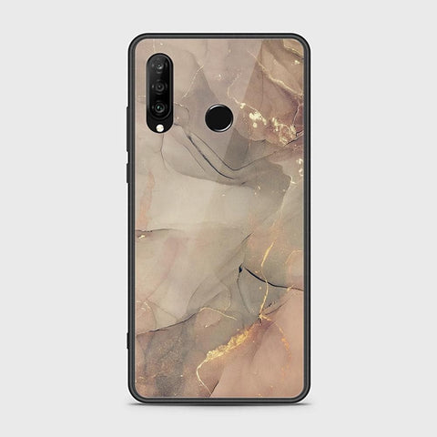 Huawei P30 lite Cover - Mystic Marble Series - HQ Ultra Shine Premium Infinity Glass Soft Silicon Borders Case