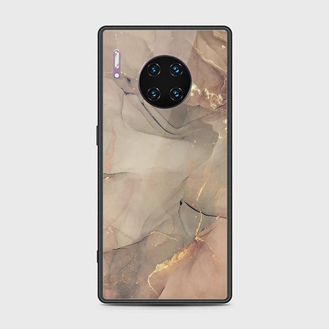 Huawei Mate 30 Pro Cover - Mystic Marble Series - HQ Ultra Shine Premium Infinity Glass Soft Silicon Borders Case