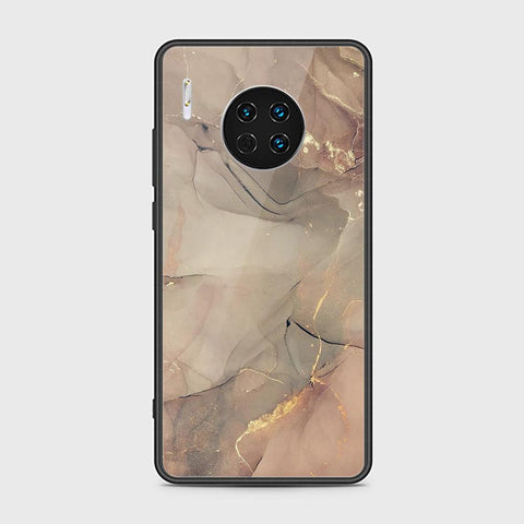 Huawei Mate 30 Cover - Mystic Marble Series - HQ Ultra Shine Premium Infinity Glass Soft Silicon Borders Case