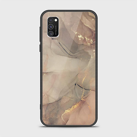 Samsung Galaxy A02s Cover - Mystic Marble Series - HQ Ultra Shine Premium Infinity Glass Soft Silicon Borders Case