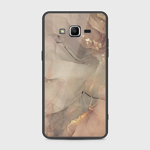 Samsung Galaxy Grand Prime Cover - Mystic Marble Series - HQ Ultra Shine Premium Infinity Glass Soft Silicon Borders Case