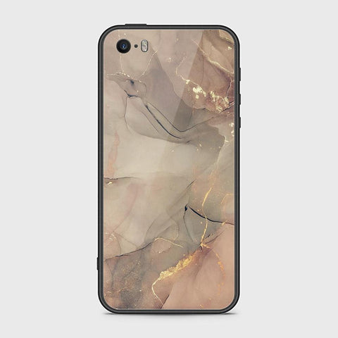 iPhone SE Cover - Mystic Marble Series - HQ Ultra Shine Premium Infinity Glass Soft Silicon Borders Case