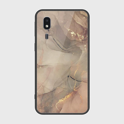 Samsung Galaxy A2 Core Cover - Mystic Marble Series - HQ Ultra Shine Premium Infinity Glass Soft Silicon Borders Case