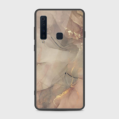 Samsung Galaxy A9 2018 Cover - Mystic Marble Series - HQ Ultra Shine Premium Infinity Glass Soft Silicon Borders Case