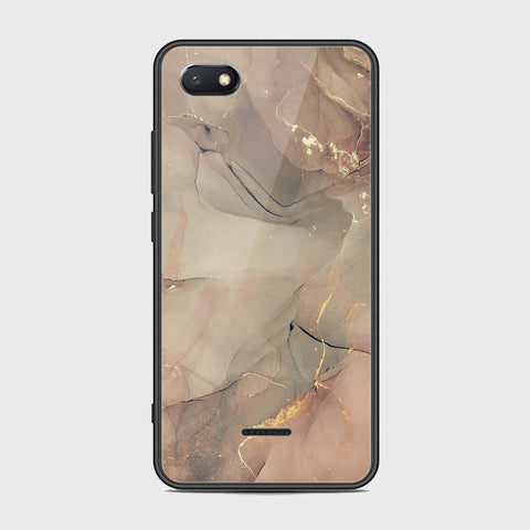 Xiaomi Redmi 6A Cover - Mystic Marble Series - HQ Ultra Shine Premium Infinity Glass Soft Silicon Borders Case