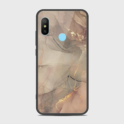 Xiaomi Redmi Note 6 Pro Cover - Mystic Marble Series - HQ Ultra Shine Premium Infinity Glass Soft Silicon Borders Case