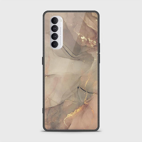 Oppo Reno 4 Pro Cover - Mystic Marble Series - HQ Ultra Shine Premium Infinity Glass Soft Silicon Borders Case