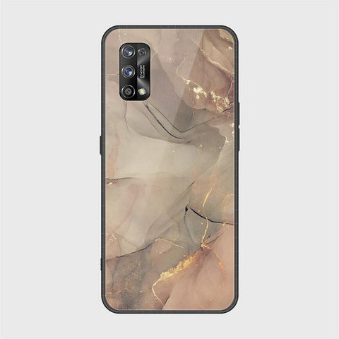 Realme 7 Pro Cover - Mystic Marble Series - HQ Ultra Shine Premium Infinity Glass Soft Silicon Borders Case