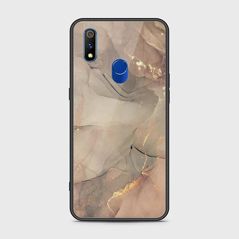 Realme 3 Pro Cover - Mystic Marble Series - HQ Ultra Shine Premium Infinity Glass Soft Silicon Borders Case