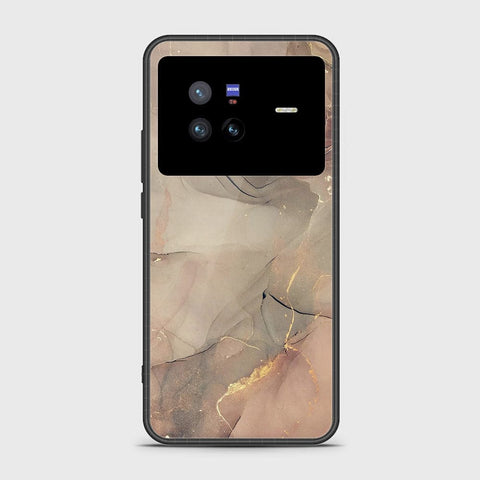 Vivo X80 Cover- Mystic Marble Series - HQ Ultra Shine Premium Infinity Glass Soft Silicon Borders Case