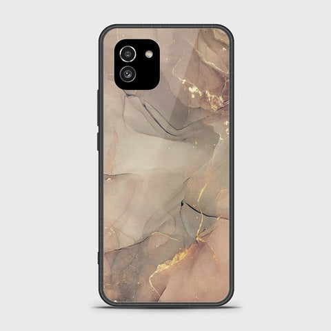 Samsung Galaxy A03 Cover- Mystic Marble Series - HQ Ultra Shine Premium Infinity Glass Soft Silicon Borders Case