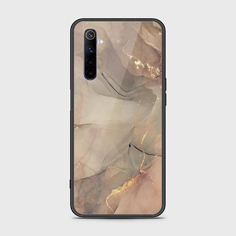 Realme 6 Cover - Mystic Marble Series - HQ Ultra Shine Premium Infinity Glass Soft Silicon Borders Case