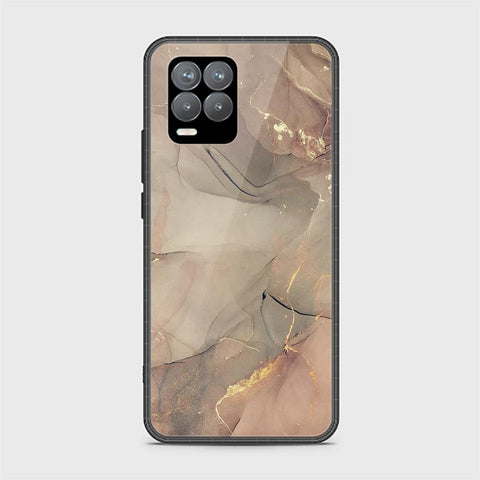 Realme 8 Cover - Mystic Marble Series - HQ Ultra Shine Premium Infinity Glass Soft Silicon Borders Case