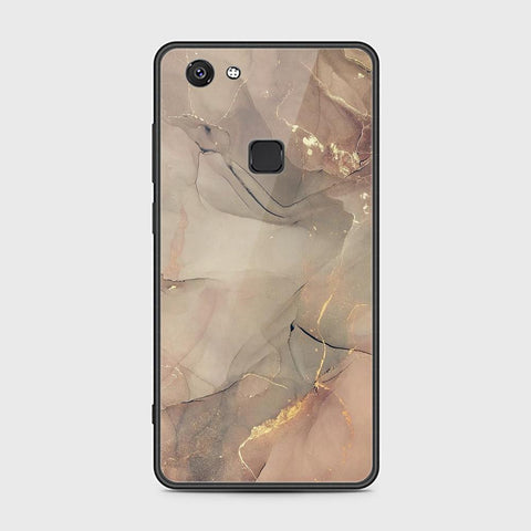Vivo V7 Plus Cover - Mystic Marble Series - HQ Ultra Shine Premium Infinity Glass Soft Silicon Borders Case