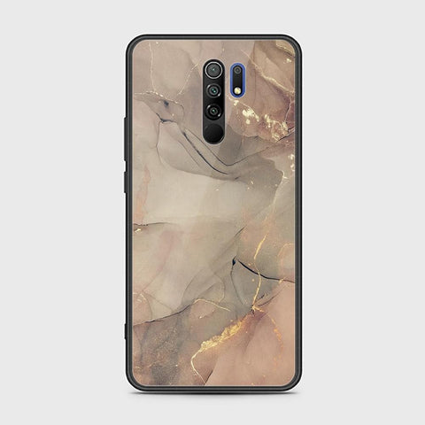 Xiaomi Redmi 9 Cover - Mystic Marble Series - HQ Ultra Shine Premium Infinity Glass Soft Silicon Borders Case