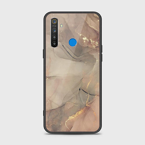 Realme 5i Cover - Mystic Marble Series - HQ Ultra Shine Premium Infinity Glass Soft Silicon Borders Case